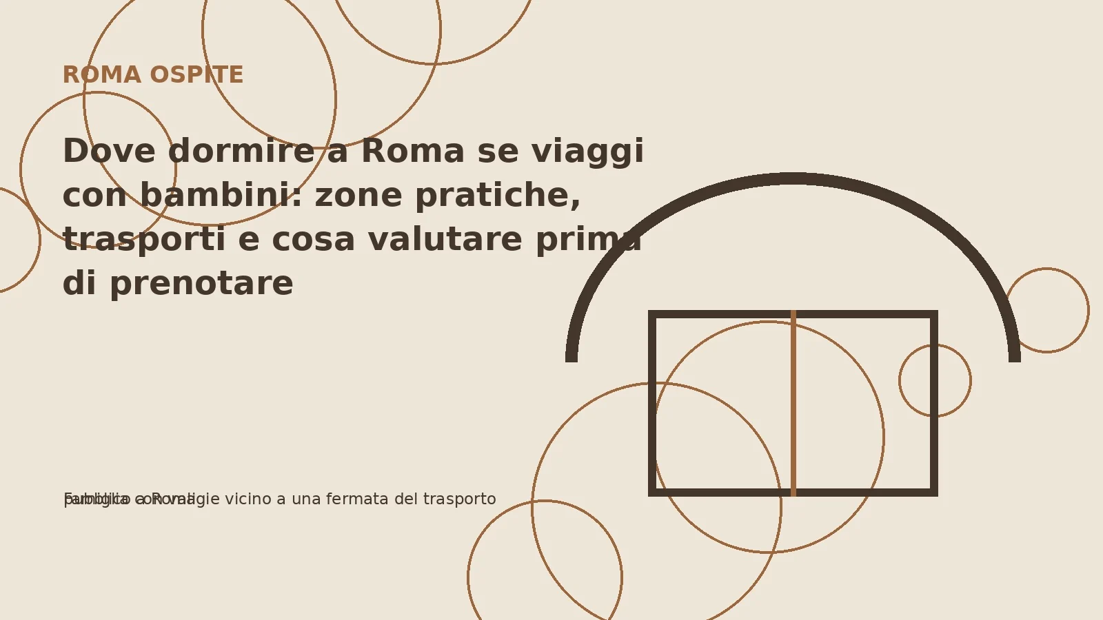 Dove dormire a Roma se viaggi con bambini: zone pratiche, trasporti e cosa valutare prima di prenotare