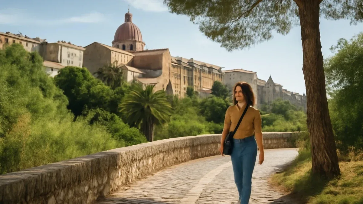 Ostiense a piedi dalla basilica di San Paolo al ponte Settimia Spizzichino: come dividere il tragitto